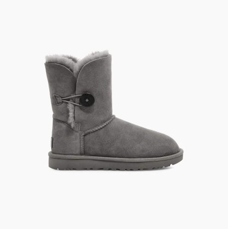 UGG Bailey Button II - Boots Dame - Grå (NO-P889)